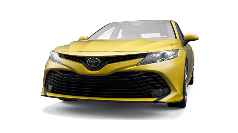 yellow toyota camry