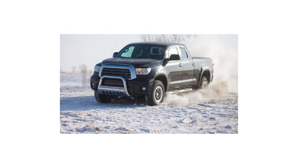 toyota tundra snow driving