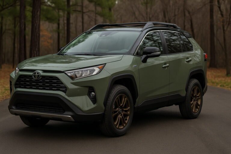 Toyota RAV4 Hybrid Woodland Edition Army Green