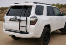 Black Style Rear Hatch Ladder for Toyota 4Runner 2010–2023
