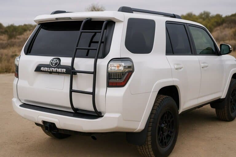 Black Style Rear Hatch Ladder for Toyota 4Runner 2010–2023