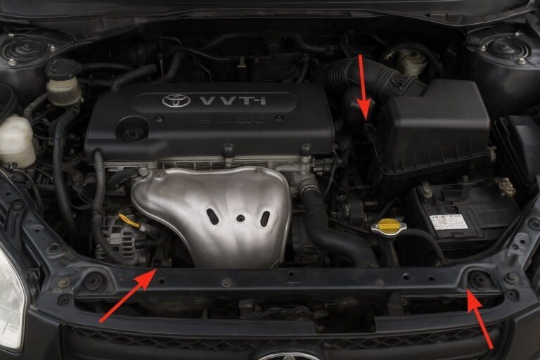 Motor Mount Diagram for a 2005 Toyota RAV4