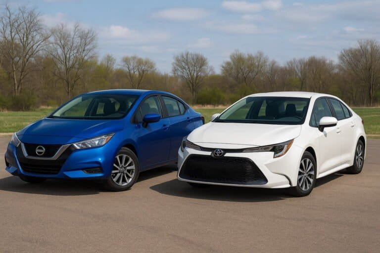 Nissan Versa Versus Toyota Corolla