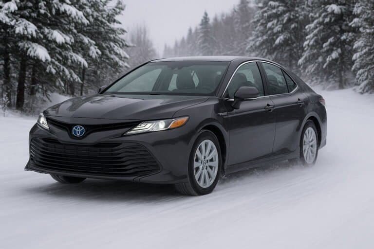 Toyota Camry Hybrid AWD Winter Driving